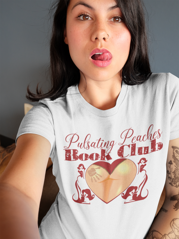 Pulsating Peaches Book Club -Unisex Staple T-Shirt | Bella + Canvas 3001