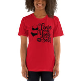 Love Yourself - Curvy Body- Unisex Staple T-Shirt | Bella + Canvas 3001 - Multiple Colors Avail.