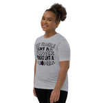 Not Fragile Like a Flower, Fragile Like a Bomb - Youth Short Sleeve T-Shirt