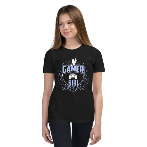 Gamer Girl Youth Short Sleeve T-Shirt