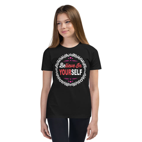 Believe In Yourself Youth Short Sleeve T-Shirt