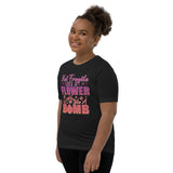 Not Fragile Like a Flower, Fragile Like a Bomb Youth Short Sleeve T-Shirt