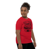 Not Fragile Like a Flower, Fragile Like a Bomb - Youth Short Sleeve T-Shirt