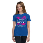 Beauty, Brains, and Beast Mode Youth Short Sleeve T-Shirt