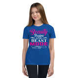 Beauty, Brains, and Beast Mode Youth Short Sleeve T-Shirt