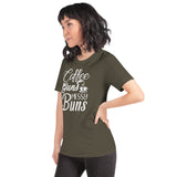 Coffee, Guns & Messy Buns - Unisex Staple T-Shirt | Bella + Canvas 3001 - Multiple Colors Avail.