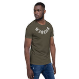 Warrior (Lion Font) - Unisex Staple T-Shirt | Bella + Canvas 3001 - Multiple Colors Avail.