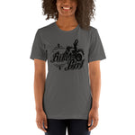 Biker Girl - Unisex Staple T-Shirt | Bella + Canvas 3001 - Multiple Colors Avail.