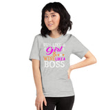 Run Like a Girl, Wine Like a Boss - Unisex Staple T-Shirt | Bella + Canvas 3001 - Multiple Colors Avail.