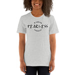 Fearless - Warrior Goddess - (White Border)  - Unisex Staple T-Shirt | Bella + Canvas 3001 - Multiple Colors Avail.