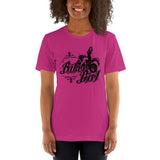 Biker Girl - Unisex Staple T-Shirt | Bella + Canvas 3001 - Multiple Colors Avail.