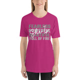 She Is Fearless, Powerful, Beautiful, Full of Fire Short-Sleeve Unisex T-Shirt