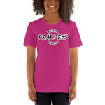 Fearless - Warrior Goddess - (White Border)  - Unisex Staple T-Shirt | Bella + Canvas 3001 - Multiple Colors Avail.