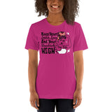 Keep Your Lashes Long & Your Standards High - Unisex Staple T-Shirt | Bella + Canvas 3001 - Multiple Colors Avail.