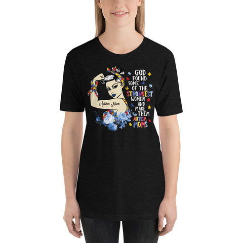 Autism Mom - Autism Awareness - Unisex Staple T-Shirt | Bella + Canvas 3001 - Multiple Colors Avail.