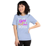 Run Like a Girl, Wine Like a Boss - Unisex Staple T-Shirt | Bella + Canvas 3001 - Multiple Colors Avail.