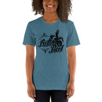 Biker Girl - Unisex Staple T-Shirt | Bella + Canvas 3001 - Multiple Colors Avail.