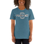 Fearless - Warrior Goddess - (White Border)  - Unisex Staple T-Shirt | Bella + Canvas 3001 - Multiple Colors Avail.