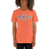 Fearless - Warrior Goddess - (White Border)  - Unisex Staple T-Shirt | Bella + Canvas 3001 - Multiple Colors Avail.