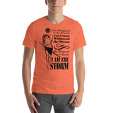 I Am The Storm (Tattoo Warrior) -- Unisex Staple T-Shirt | Bella + Canvas 3001 - Multiple Colors Avail.