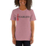 Fearless (Red Sword) - Unisex Staple T-Shirt | Bella + Canvas 3001 - Multiple Colors Avail.