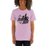 Biker Girl - Unisex Staple T-Shirt | Bella + Canvas 3001 - Multiple Colors Avail.