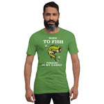 Born to Fish, Fishing is My Cardio - Unisex Staple T-Shirt | Bella + Canvas 3001 - Multiple Colors Avail.