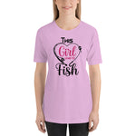 This Girl Loves to Fish - Unisex Staple T-Shirt | Bella + Canvas 3001 - Multiple Colors Avail.