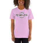 Fearless - Warrior Goddess - (White Border)  - Unisex Staple T-Shirt | Bella + Canvas 3001 - Multiple Colors Avail.