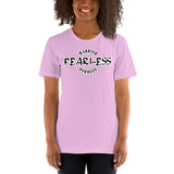 Fearless - Warrior Goddess - (White Border)  - Unisex Staple T-Shirt | Bella + Canvas 3001 - Multiple Colors Avail.