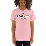 Fearless - Warrior Goddess - (White Border)  - Unisex Staple T-Shirt | Bella + Canvas 3001 - Multiple Colors Avail.