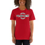 Fearless - Warrior Goddess - (White Border)  - Unisex Staple T-Shirt | Bella + Canvas 3001 - Multiple Colors Avail.
