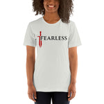 Fearless (Red Sword) - Unisex Staple T-Shirt | Bella + Canvas 3001 - Multiple Colors Avail.