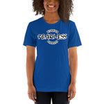 Fearless - Warrior Goddess - (White Border)  - Unisex Staple T-Shirt | Bella + Canvas 3001 - Multiple Colors Avail.